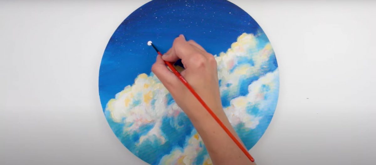 Как нарисовать облака