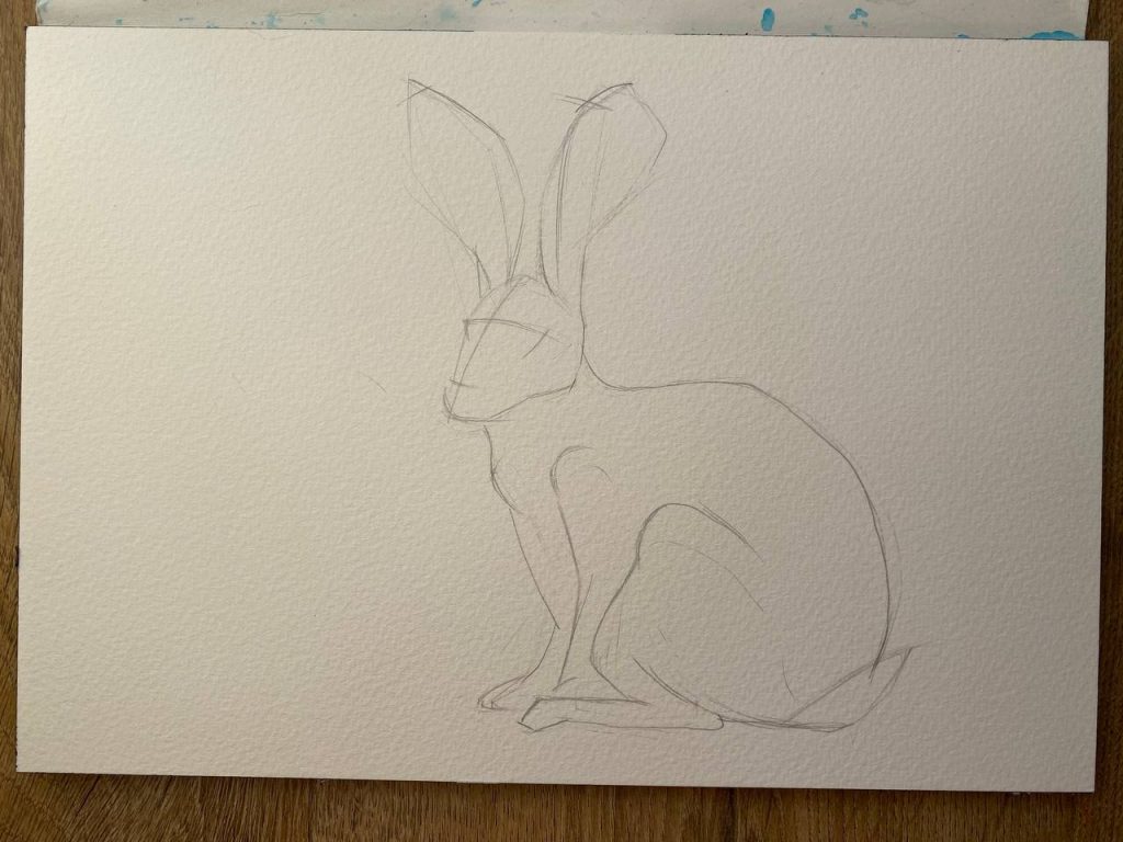 Как нарисовать зайца