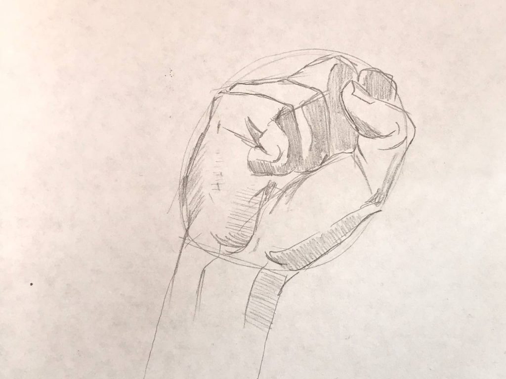 Как нарисовать руку