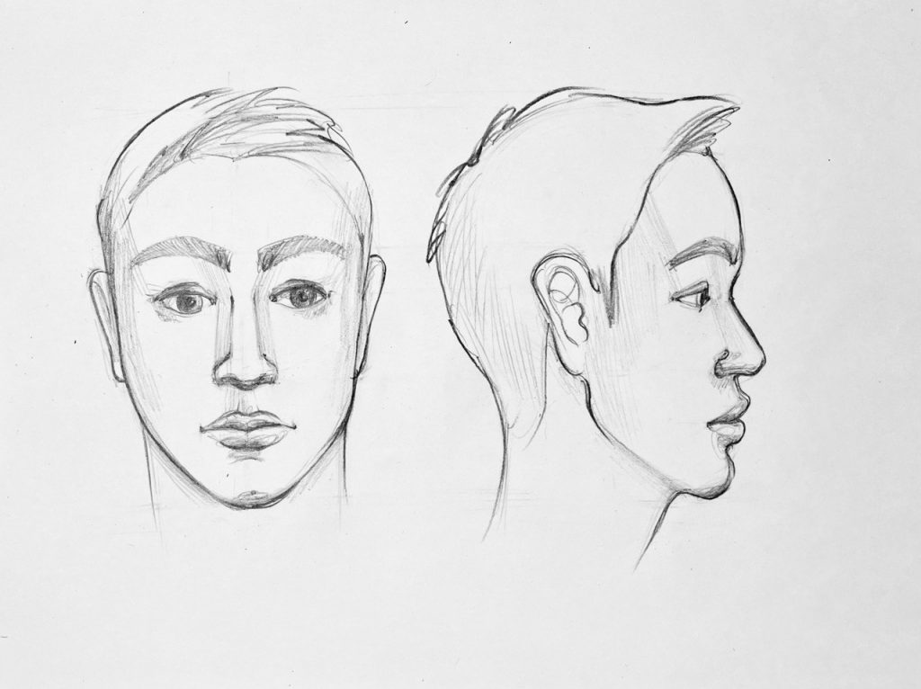 Как нарисовать лицо
